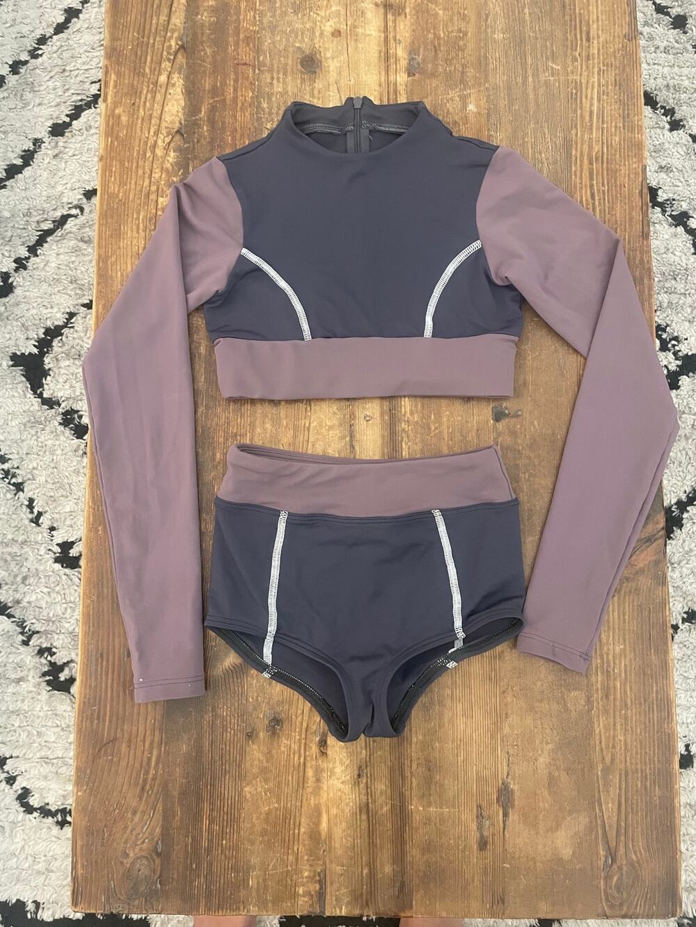 Tiger Friday Dance Set Child Large CL Mauve Gray